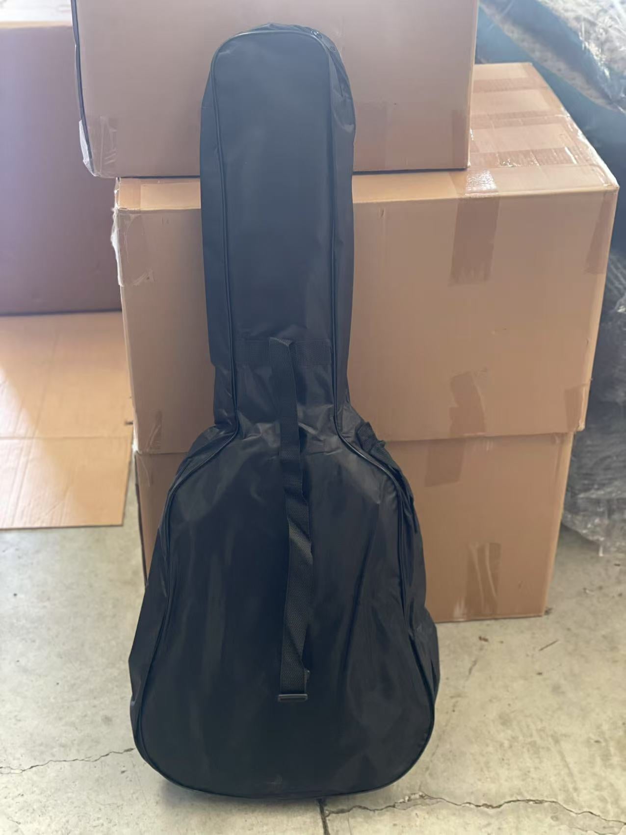 ORANGE Brand New 38C Wooden Acoustic Guitar with Guitar Bag