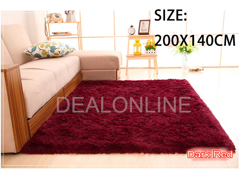 Size200cm x 140cm Ultra Soft Area Rugs Fluffy Carpets Bedroom Kids Shaggy Floor Nursery Mats