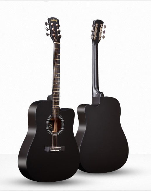 41" Black Wooden Acoustic Guitar