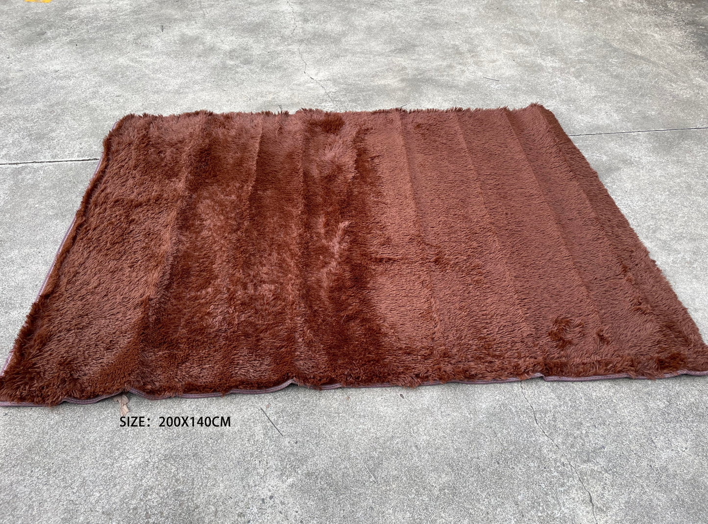 Size200cm x 140cm Ultra Soft Area Rugs Fluffy Carpets Bedroom Kids Shaggy Floor Nursery Mats