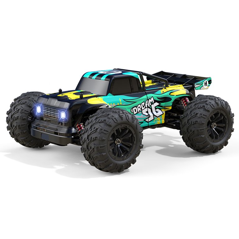 36km/H All Terrains 4WD Electric High Speed RC Truck Off-Road 1:16 Best Toy Gift GREEN