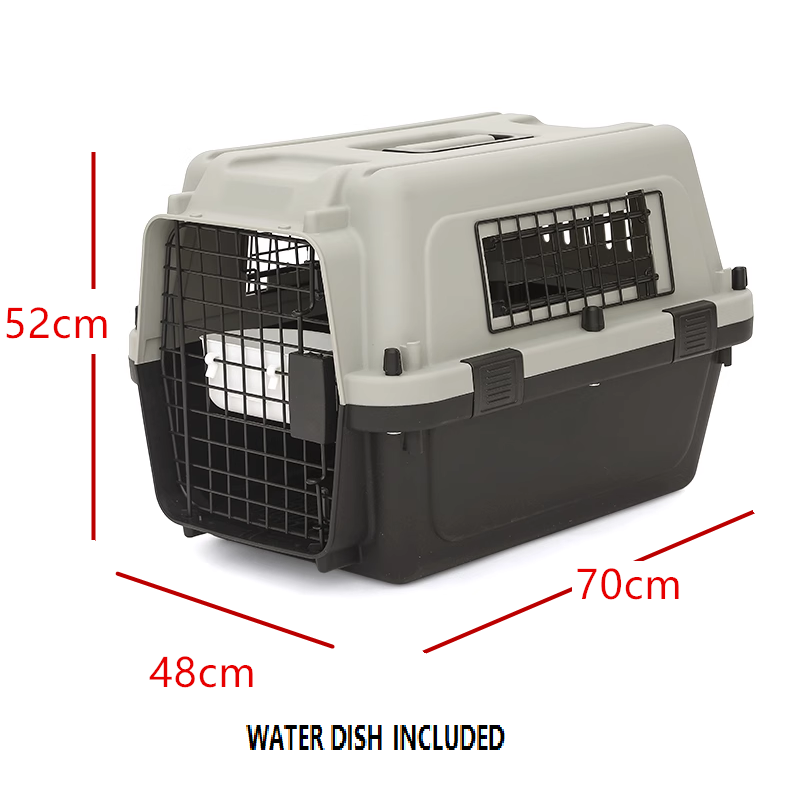 Black Dog AIRLINE Travel Cage/Carrier/Crat 70*48*52CM With Water Dish