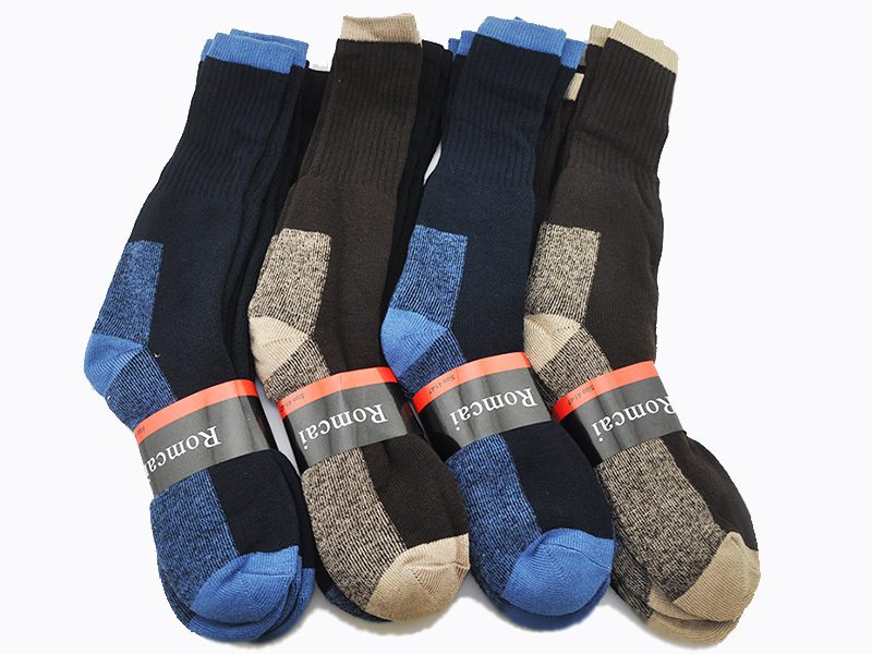 (12 Pairs) Men's Thick Crew/Work Socks Size 9-12