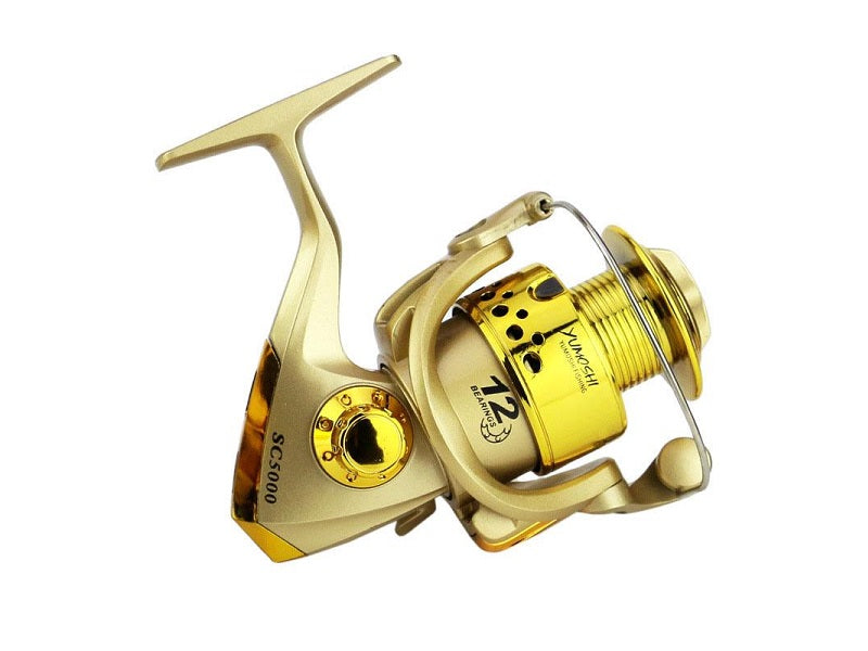 Yumoshi SC7000 Electroplating Fishing Reel Bearing Gear Ratio Spinning Tackle