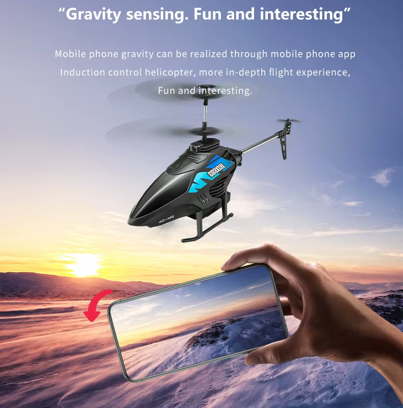 4K HD RC Helicopter with Altitude Hold | Crash-Proof Design, 100m Range | Beginner & Kid-Friendly