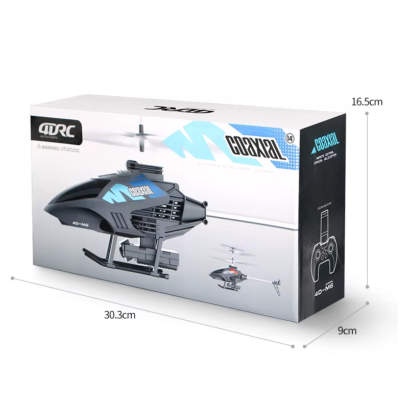 4K HD RC Helicopter with Altitude Hold | Crash-Proof Design, 100m Range | Beginner & Kid-Friendly