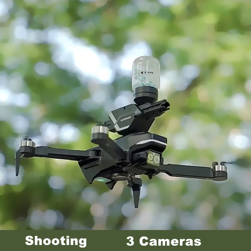 RC Drone Professional Aerial 8K Three-Camera Avoidance Foldable Quadcopter