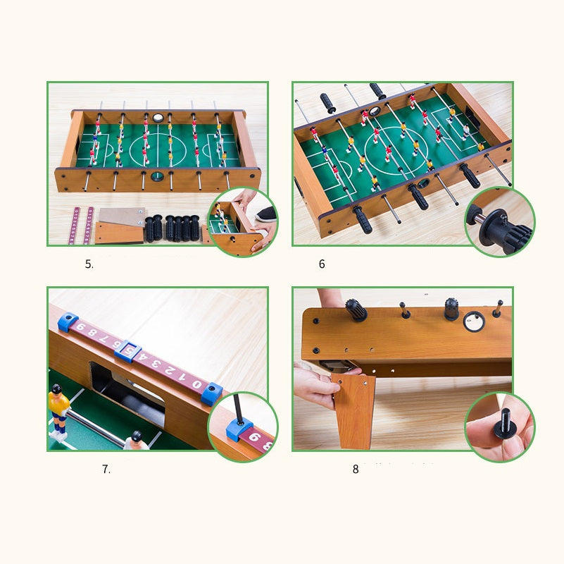 69cm Compact Football Table Game Foosball for Kids/ Families Indoor/Outdoor Fun
