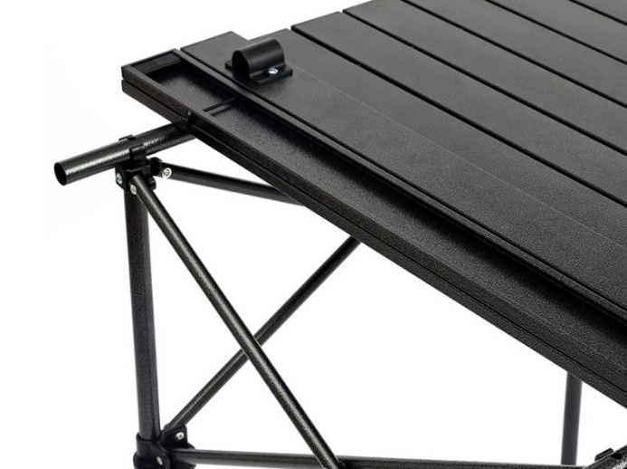 Portable Folding Camping Square Table 55X55X50cm With 1 Outdoor Foldable Chair