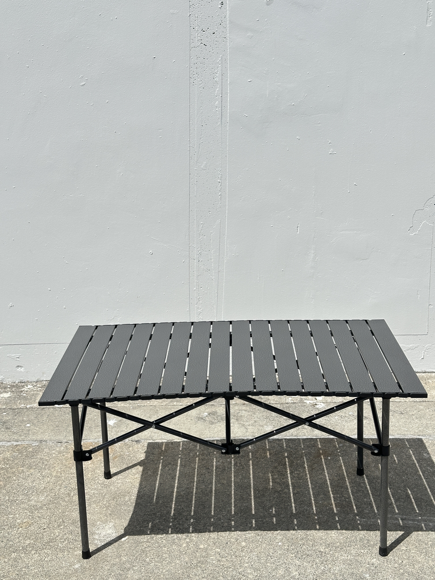 Portable Folding Table Tea Picnic Camping Barbecue Square Table 120X55X68