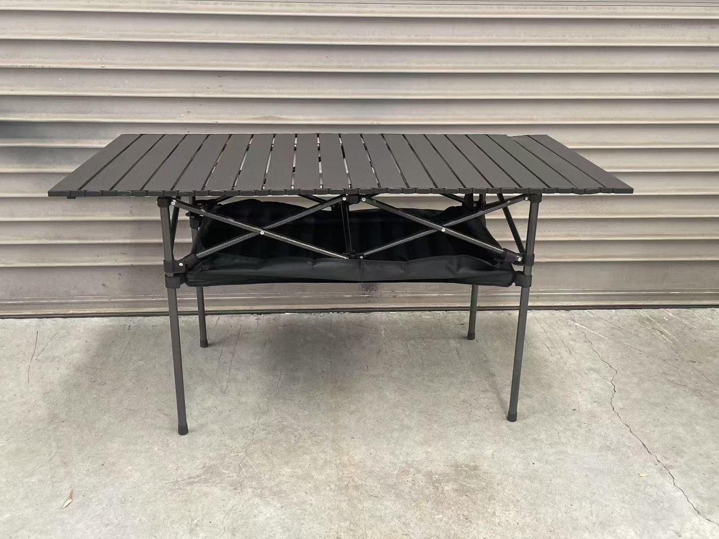 Portable Folding Camping Square Table 120X55X68CM With 4 Outdoor Foldable Chair