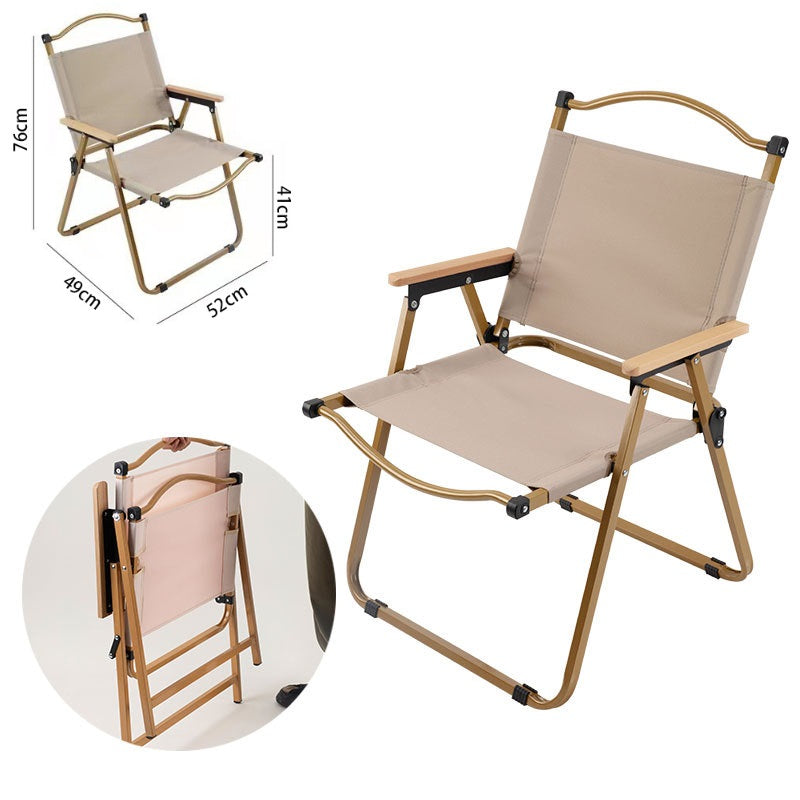 Portable Folding Camping Square Table 55X55X50cm With 1 Outdoor Foldable Chair