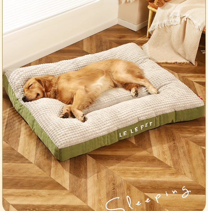 Dog Bed Pet Mattress Warm Thick Washable XL(120cm x 95cm x 7cm)