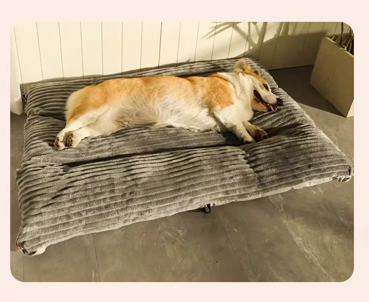 SIZE XL (109*72) Soft Fleece Fabric Pet Bed Dog Bed
