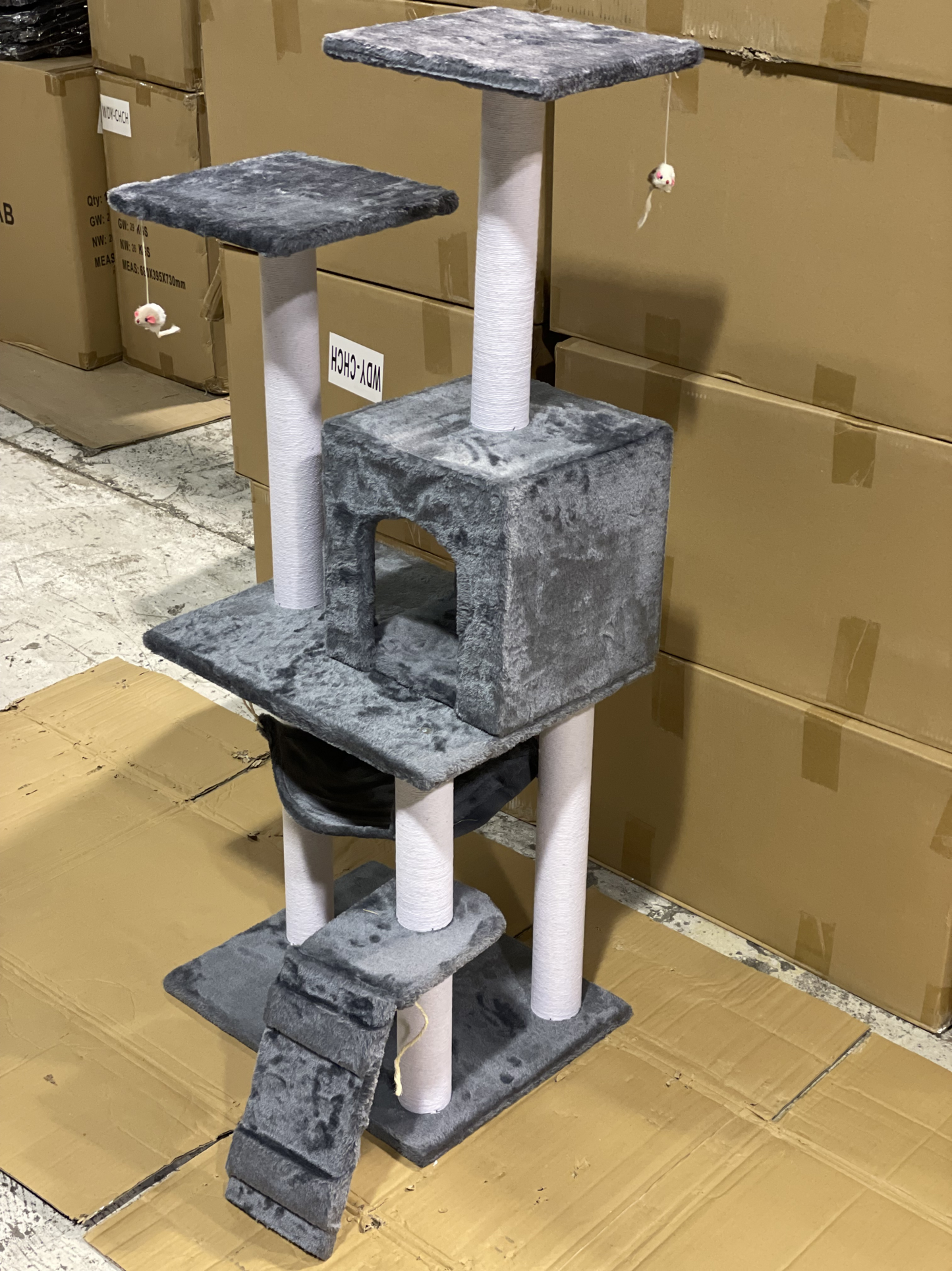 125CM Cat Tree House Scratching Post Condo -DARK GREY