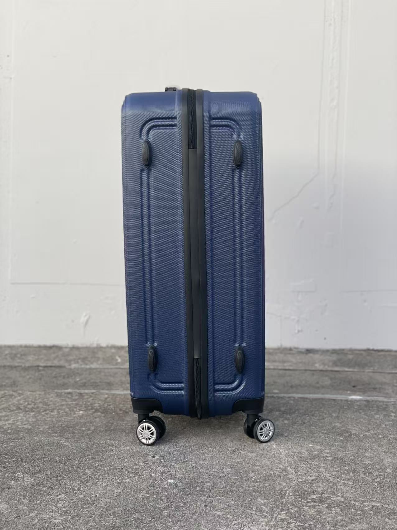 DARK BLUE 360 Spanner 4 Wheels ABS Hardcase Travel Suitcase Luggage