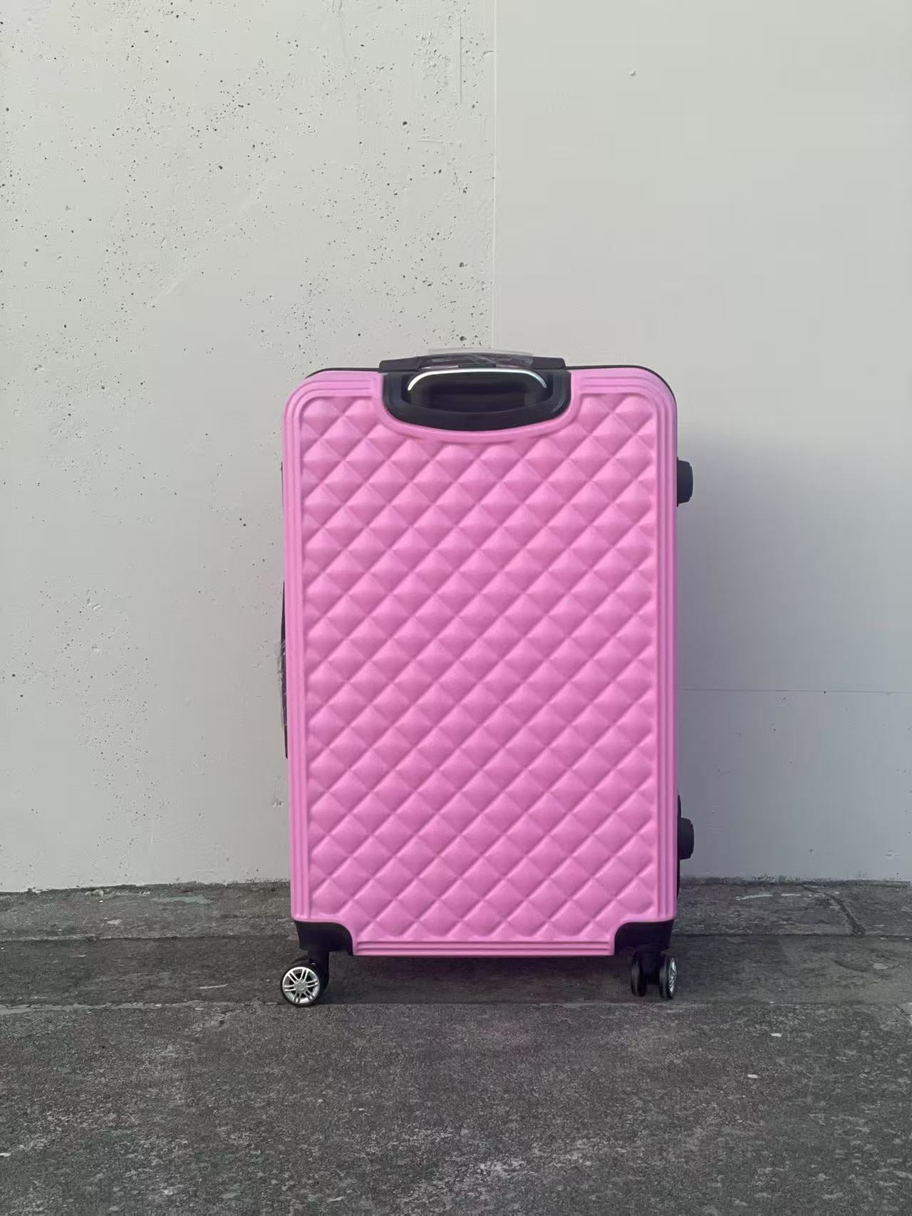 360 Spanner 4 Wheels ABS Hardcase Travel Suitcase Luggage PINK