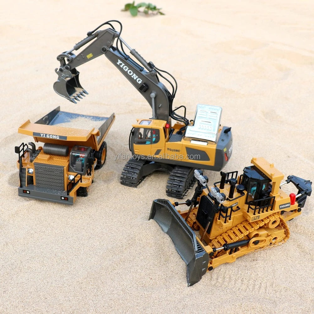 Remote Control Engineering Vehicles Series - 1:24 DUMP TRUCK 9 Channels 2.4G