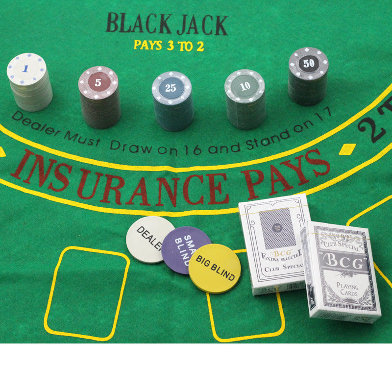 TEXAS HOLD’EM POKER SET – TINNED – 200 PIECES