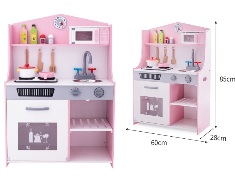 Wooden KIDS kitchen toys Simple nordic style kitchen Wooden sound kitchen