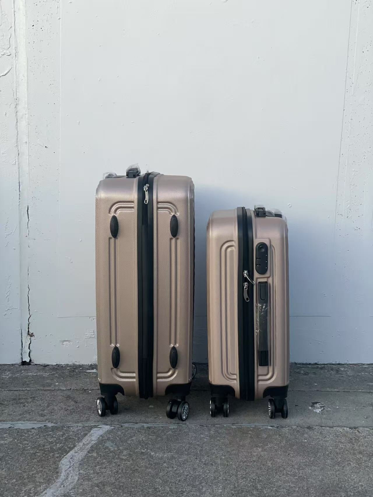 GOLD 360 Spanner 4 Wheels ABS Hardcase Travel Suitcase Luggage