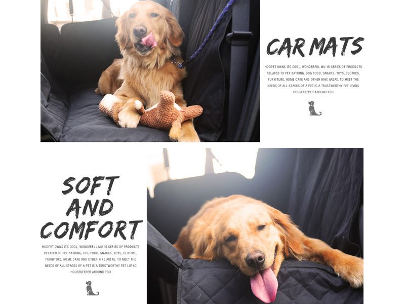 Heavy-Duty Waterproof Pet Car Seat Cover | Non-Slip Hammock Protector for Dogs/Cats | SUV, Ute, Truck