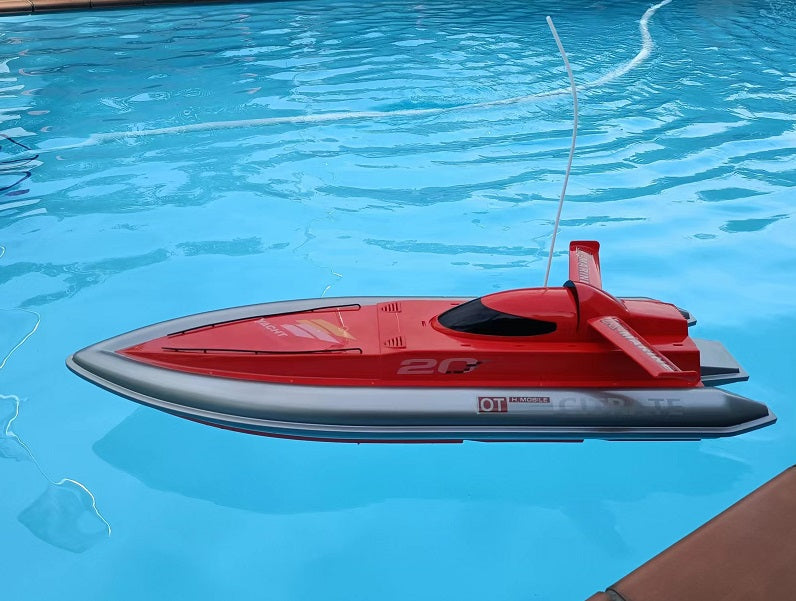 80CM High-Speed RC Racing Boat |18KM/H Waterproof Design |80m Range|Kids/Adults