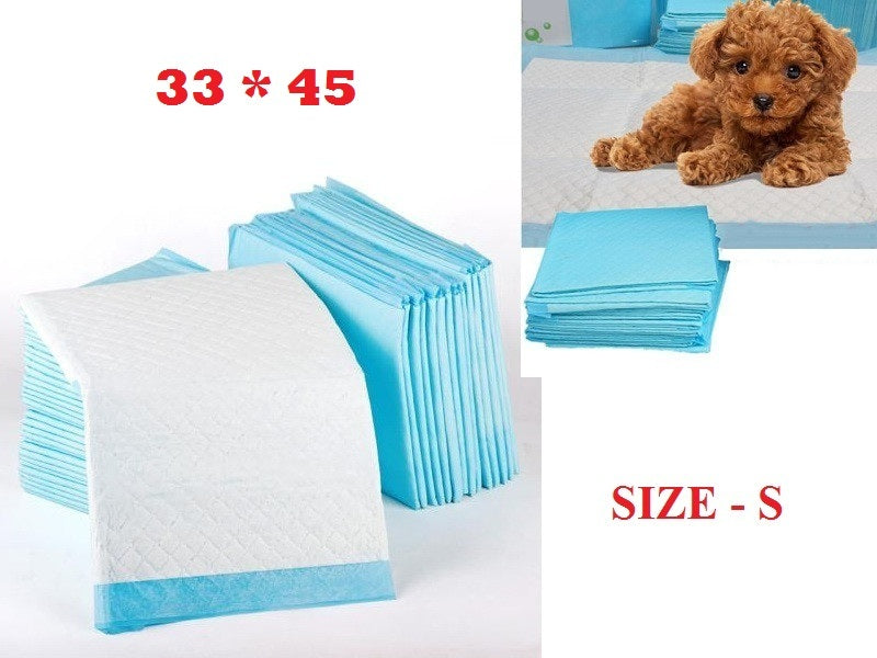 CLEARANCE Puppy Training Pads Dog/Pet Training Pad Size S - (33X45CM, 100pcs)