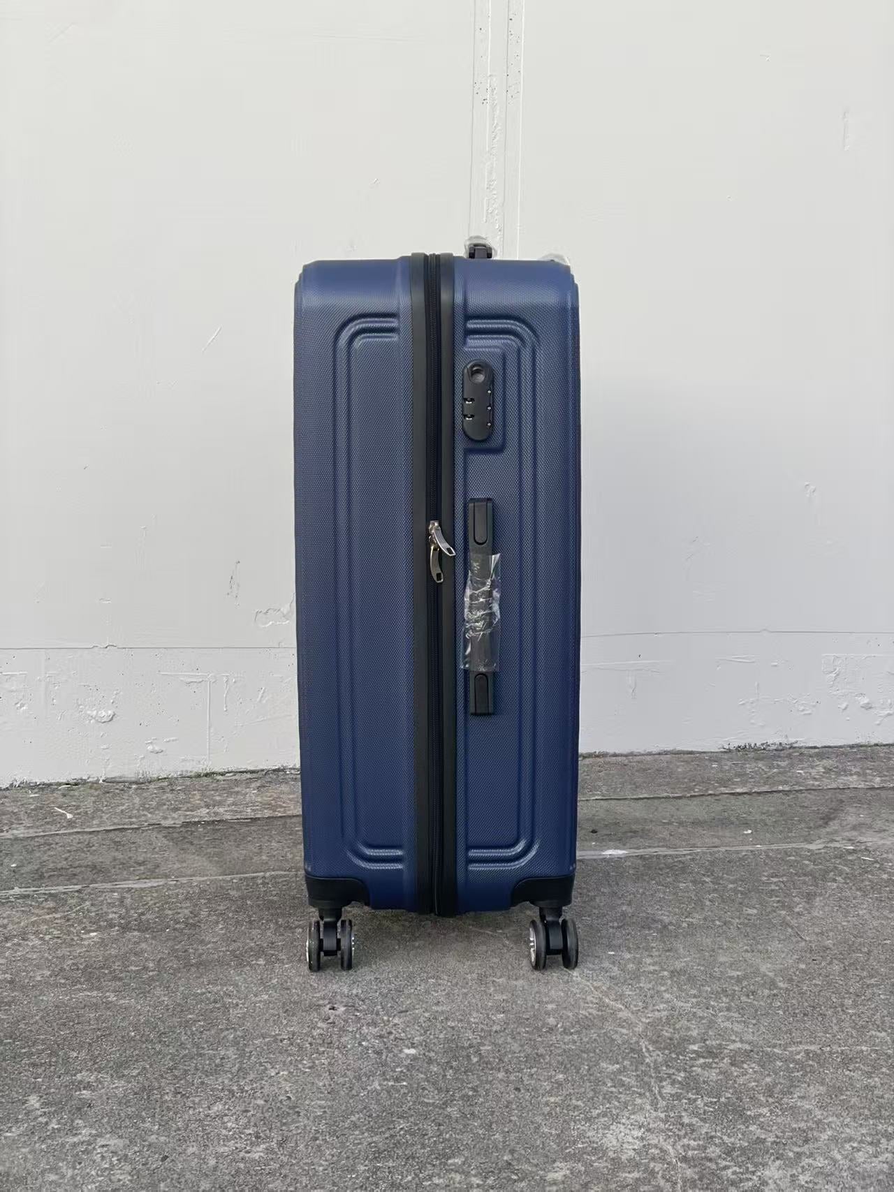 DARK BLUE 360 Spanner 4 Wheels ABS Hardcase Travel Suitcase Luggage