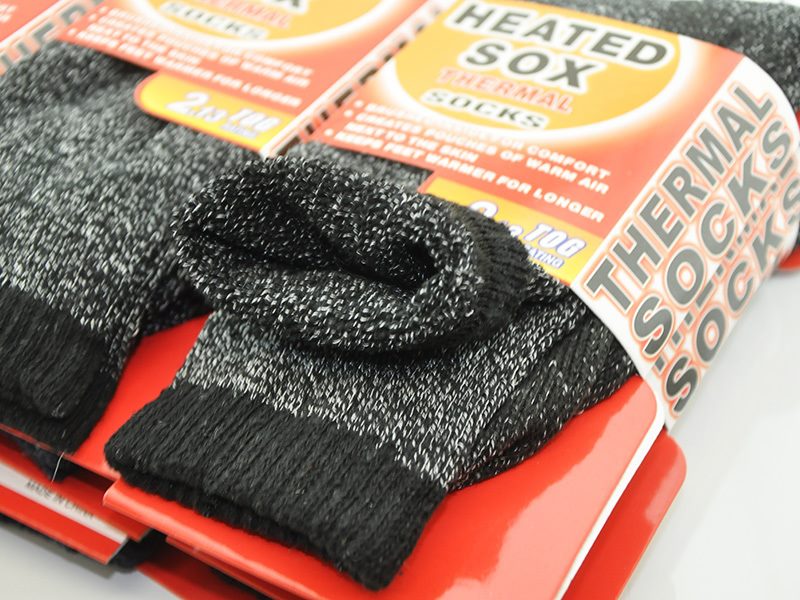 (12 Pairs) Men's Thermal Crew/Work Socks