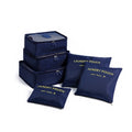 6Pcs Travel Storage Bag Set for Clothes Luggage Packing Cube Organizer Suitcase
