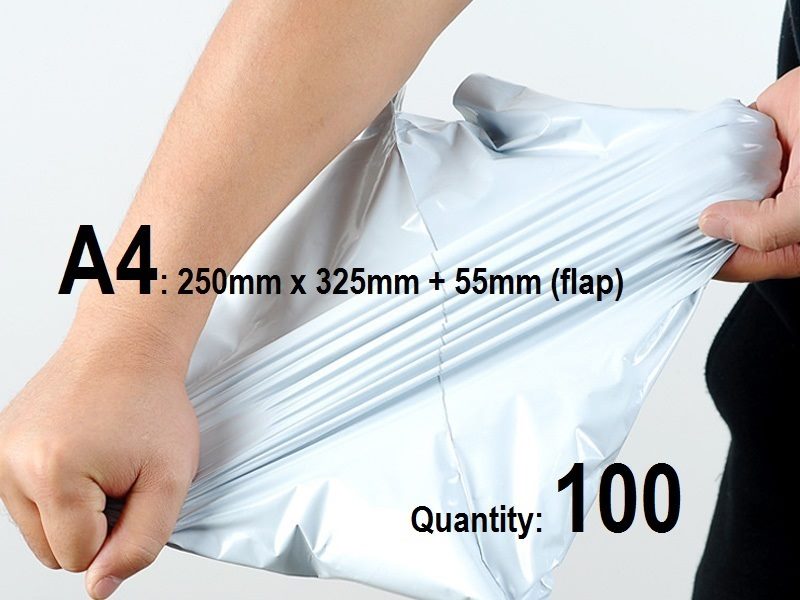 Heavy Duty - 100X A4(250X325) Courier Mail Bags