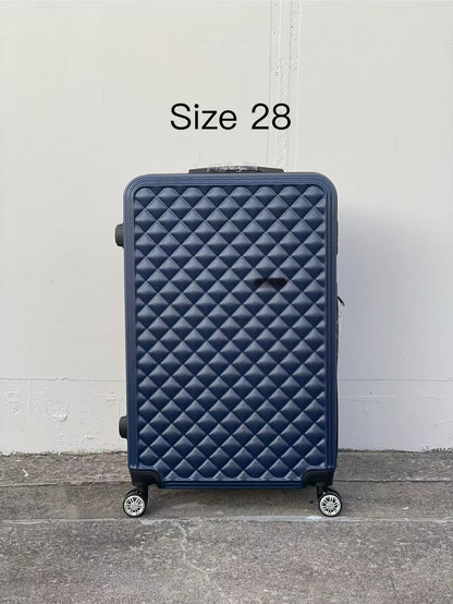 DARK BLUE 360 Spanner 4 Wheels ABS Hardcase Travel Suitcase Luggage