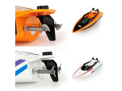 RC Boat 32CM Control Electric Boat Speedboat for Summer Children Toy White