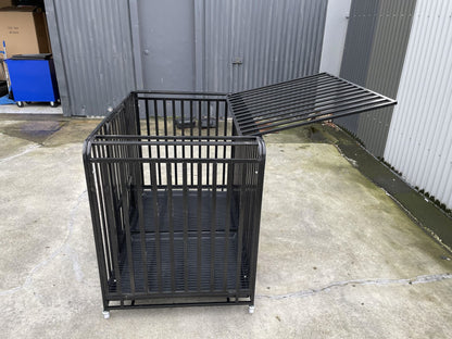 Durable Metal Pet Cage with Wheels XXL (125CM)
