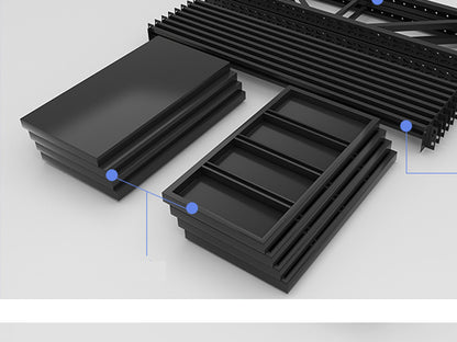 SIZE 200X200X60 CM STORAGE SHELVING WAREHOUSE SHELF SHELVES RACKING RACKS