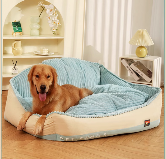 Size 120cmx90cmx46cm High back bolster comfort Pet bed Dog Bed Super Thick Warm