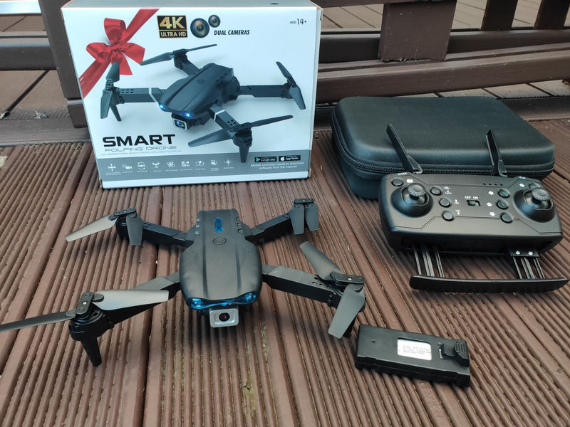 E99 Pro Drone Dual Camera WiFi FPV Foldable RC Quadcopter Altitude Hold