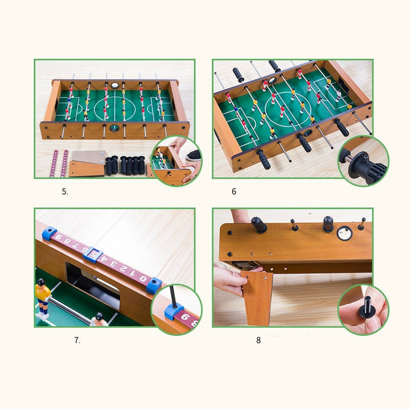 69cm Mini Tabletop Football Game | Portable Foosball for Kids & Families | Indoor Fun