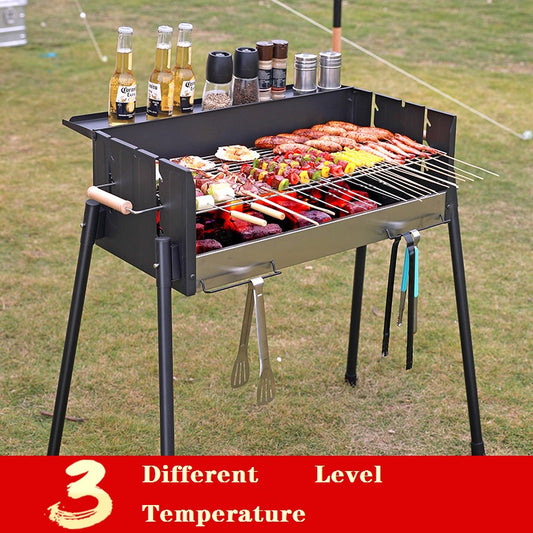 BBQ Grill Roast Stove Barbecue  Outdoor 3 Different Temperature