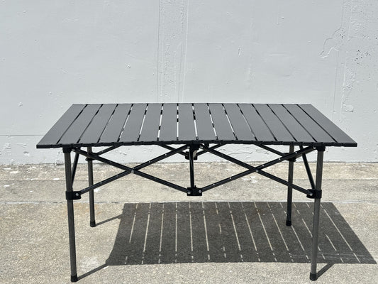 Portable Folding Table Tea Picnic Camping Barbecue Square Table 120X55X68