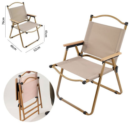 Portable Folding Camping Square Table 55X55X50cm With 2 Outdoor Foldable Chair