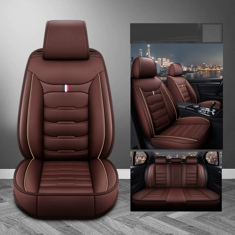 Car Seat Cover Faux Leather Cushion 5 Seater Full Set Front Rear Premium Quality