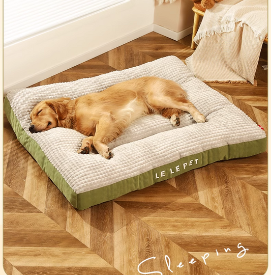 Dog Bed Pet Mattress Warm Thick Washable XL(120cm x 95cm x 7cm)