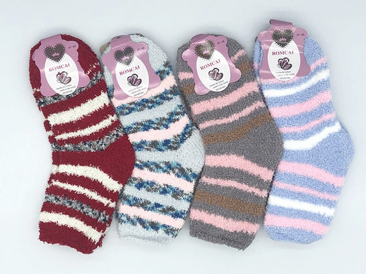WHOLESALE - (60 Pairs) Women's Thick Soft Fleece Socks, ALFIER