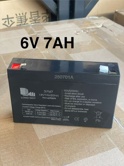 Aroma  6V 7.0AH Rechargeable Battery