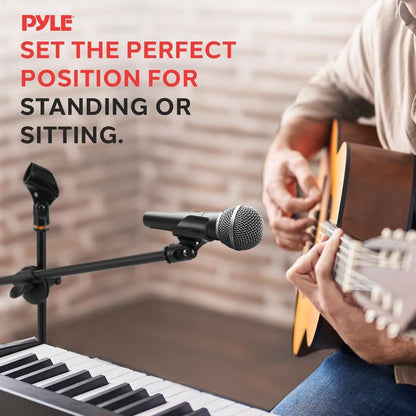 Microphone Stand - Tripod Base Adjustable Height
