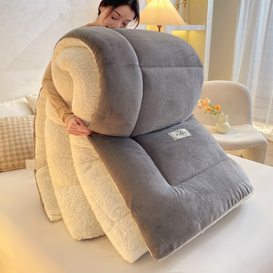 Thicken Blanket Soft Luxury Heavy 3kg Quilted Bedding Warm Cozy Machine Washable
