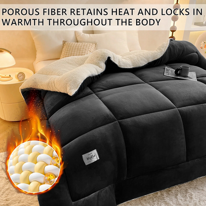 Thicken Blanket Soft Luxury Heavy 3kg Quilted Bedding Warm Cozy Machine Washable