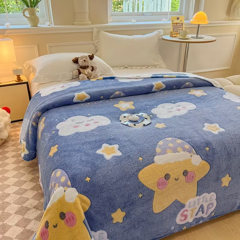 Fleece Blanket Soft Comfy Plush Winter Warm 200cm